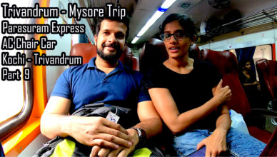Kochi to Trivandrum Parasuram Express AC Chair Car | Malayalam Vlog
