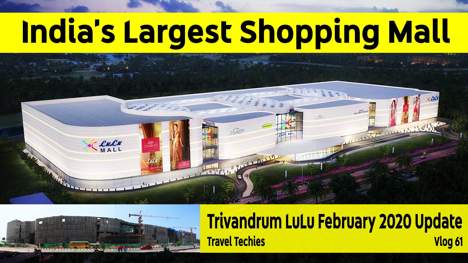 Lulu Mall Trivandrum Largest Shopping Mall In India Thiruvananthapuram Kerala Travel Techies