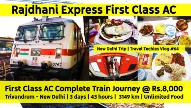 Trivandrum Rajdhani Express | First Class AC | Full Train Journey | Thiruvananthapuram - New Delhi