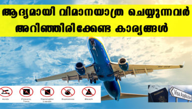 First Time Flight Journey Tips Malayalam
