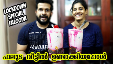 Homemade Falooda with Ice cream | Falooda Recipe in Malayalam