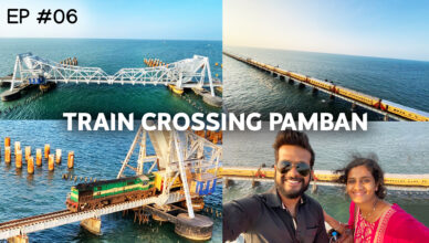 Pamban Bridge Train Crossing | India's First Sea Bridge | Places to Visit in Rameshwaram