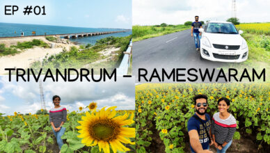 Trivandrum to Rameswaram via Nagercoil and Pamban Bridge NH44