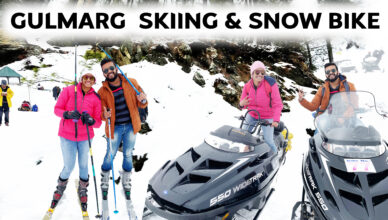 gulmarg kashmir skiing and snow bike ride