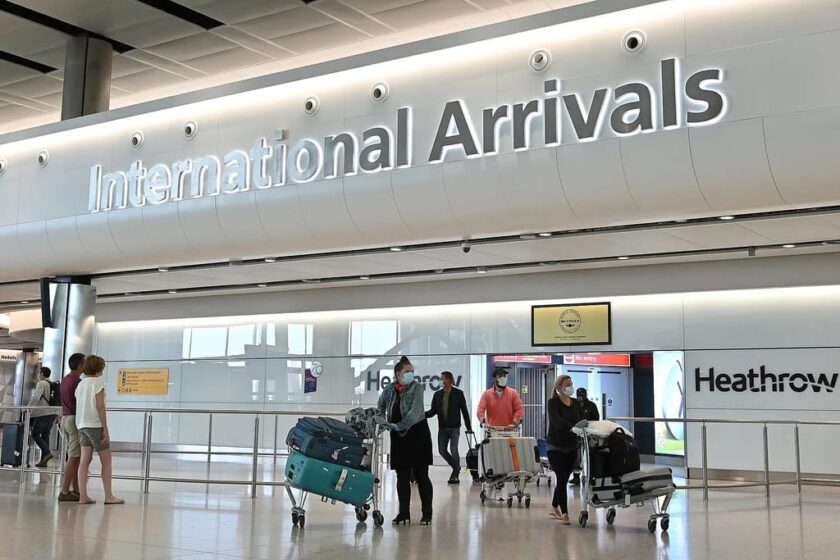 New Terminal For Passengers From Red List Countries in Heathrow Airport